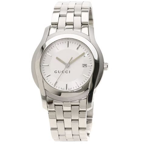 Gucci 5500XL Watch Stainless Steel/SS Men's GUCCI 